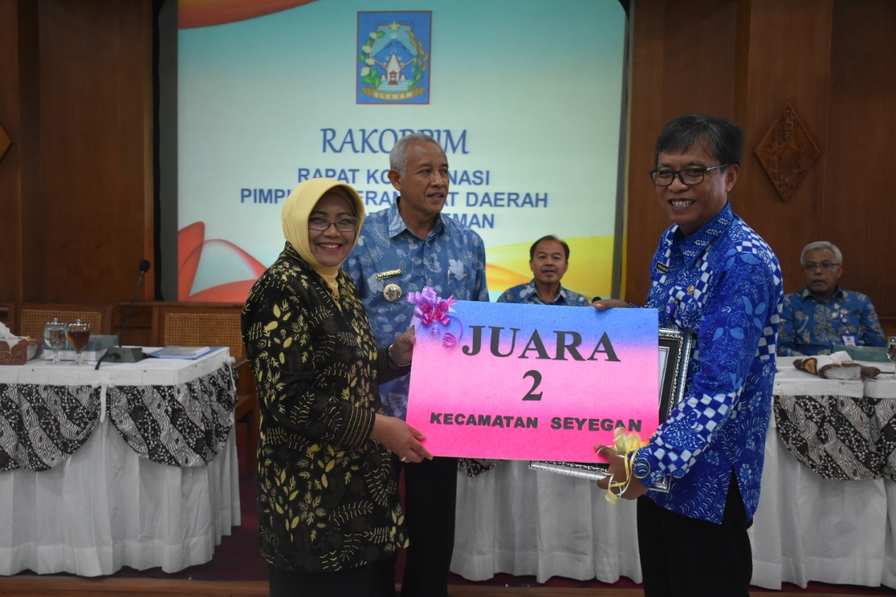 Kecamatan Seyegan Raih Berbagai Penghargaan