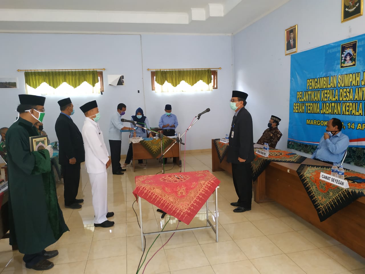 KEPALA DESA ANTAR WAKTU, DESA MARGOKATON DILANTIK