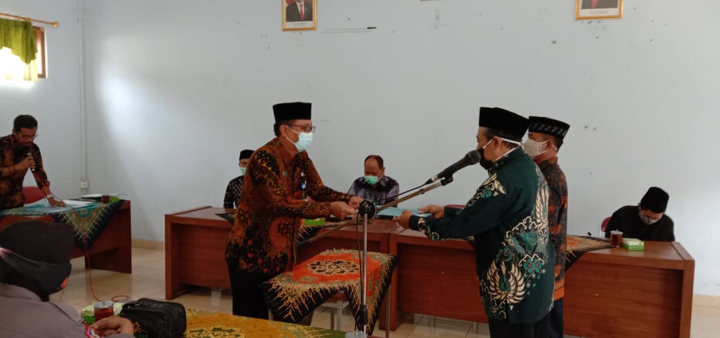 Pengambilan Sumpah Jabatan Anggota BPD Antar Waktu Desa Margokaton