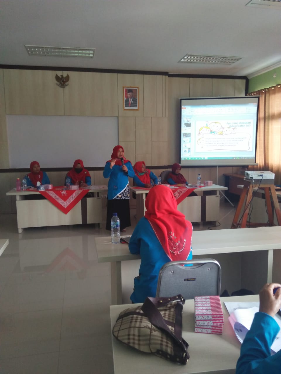 Pengimbasan Materi Bimtek BDR oleh HIMPAUDI Kapanewon Seyegan