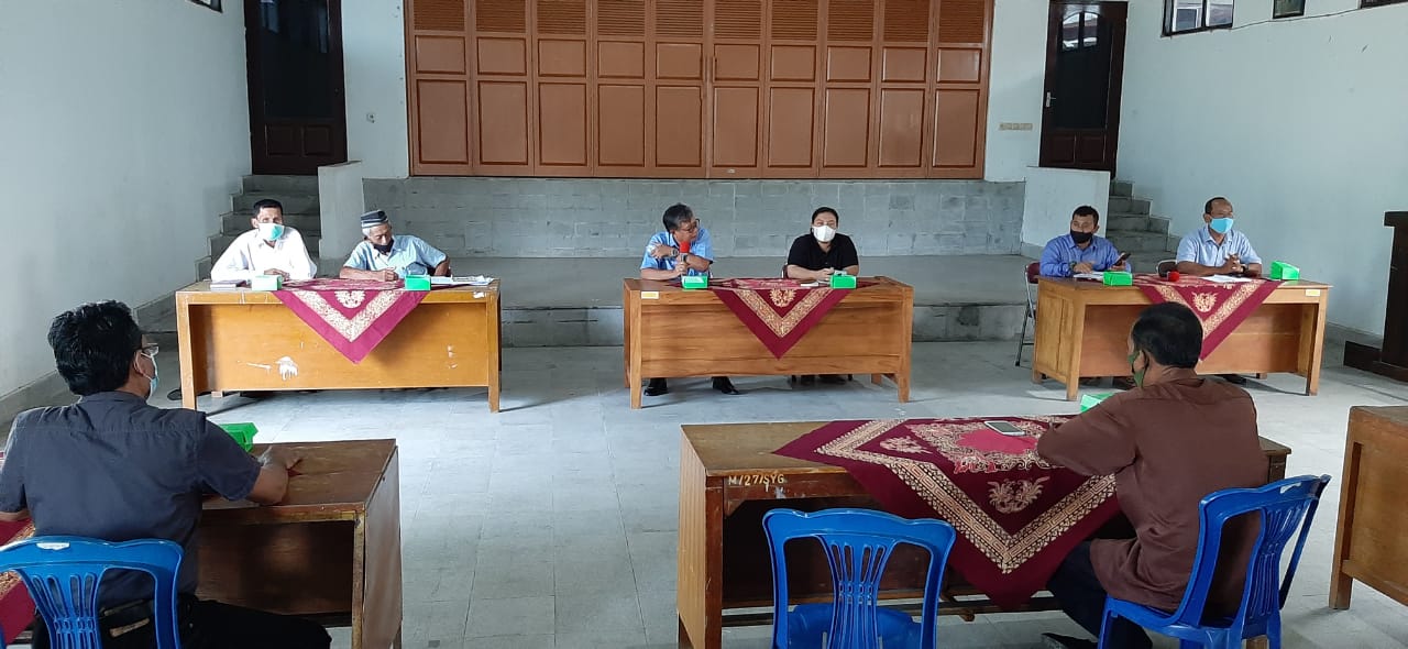 Rakor Penanganan Covid-19 Kalurahan Margomulyo
