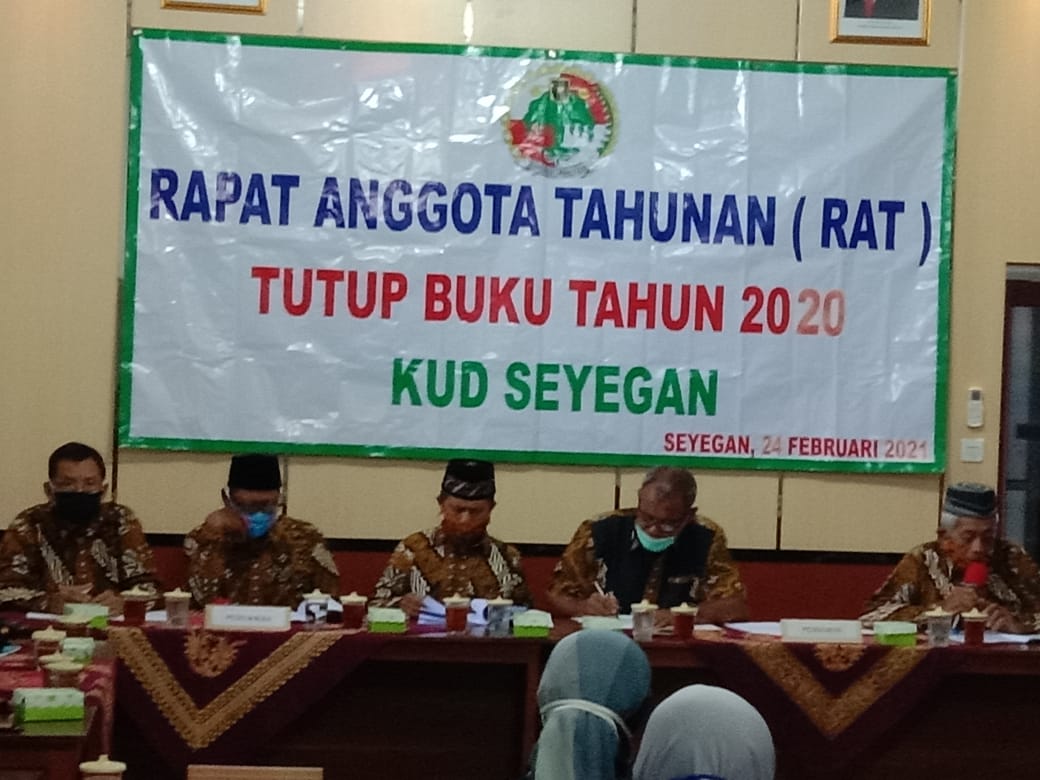 RAT Tutup Buku 2020 KUD “SEYEGAN”