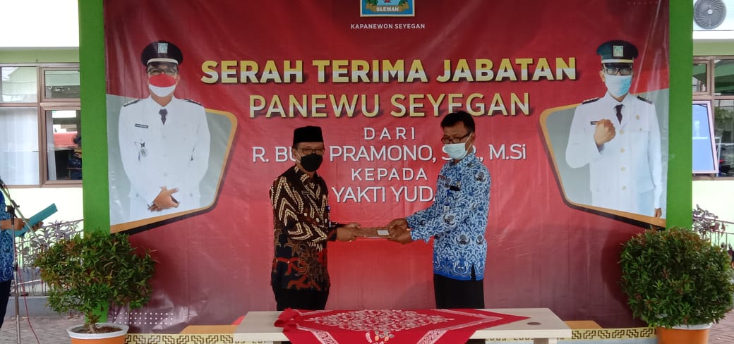 Serah Terima Jabatan Panewu Seyegan