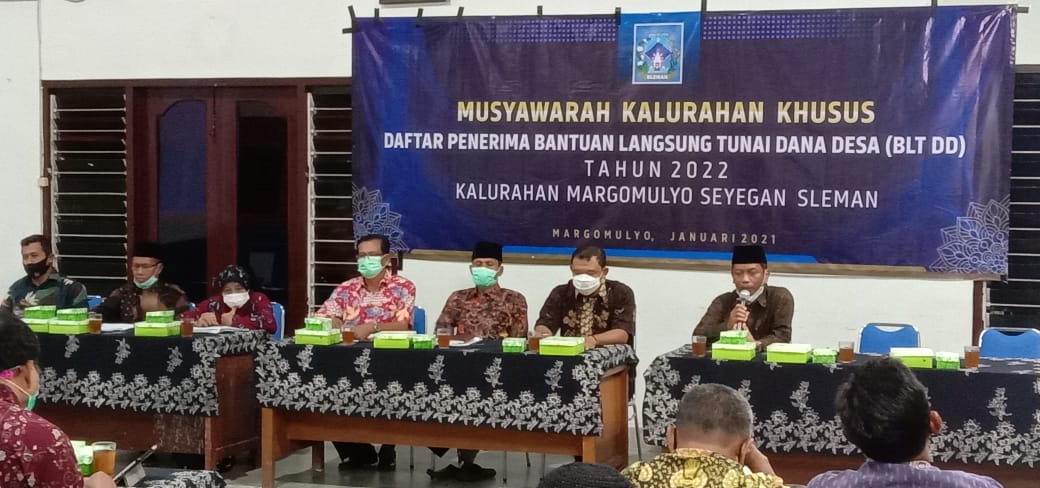Kalurahan Margomulyo Gelar Muskalsus BLT-DD Tahun 2022