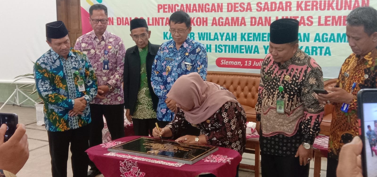 Bupati Sleman Canangkan Margodadi Sebagai Desa Sadar Kerukunan