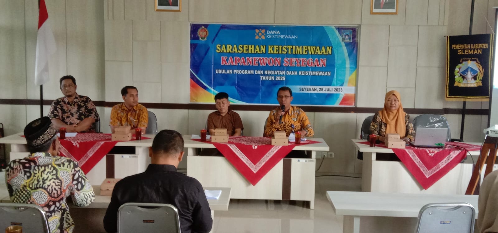 Kapanewon Seyegan Gelar Sarasehan Keistimewaan