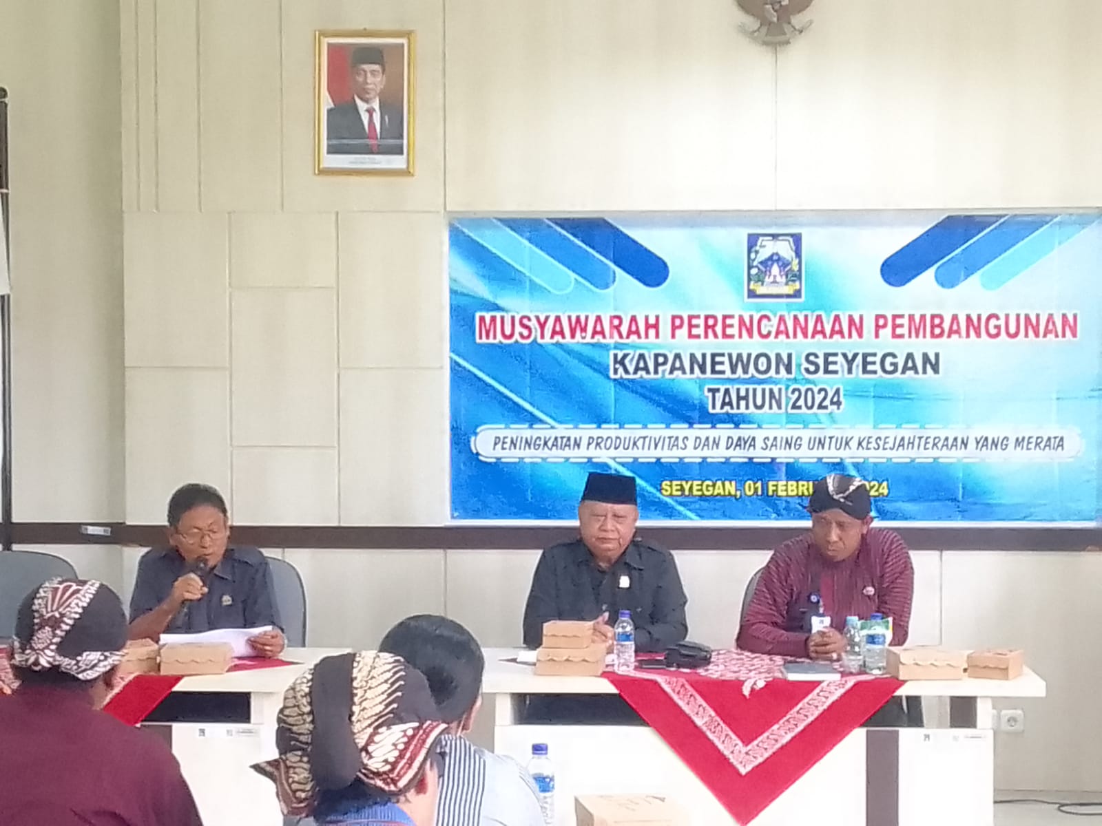Seyegan Gelar Musrenbang Kapanewon Usulan Tahun 2025
