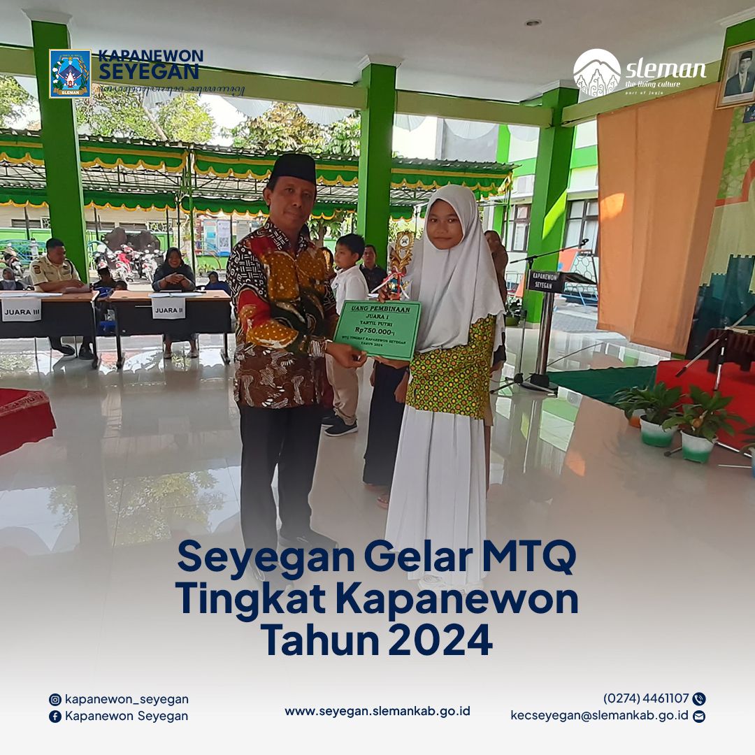 Seyegan Gelar MTQ Tingkat Kapanewon Tahun 2024