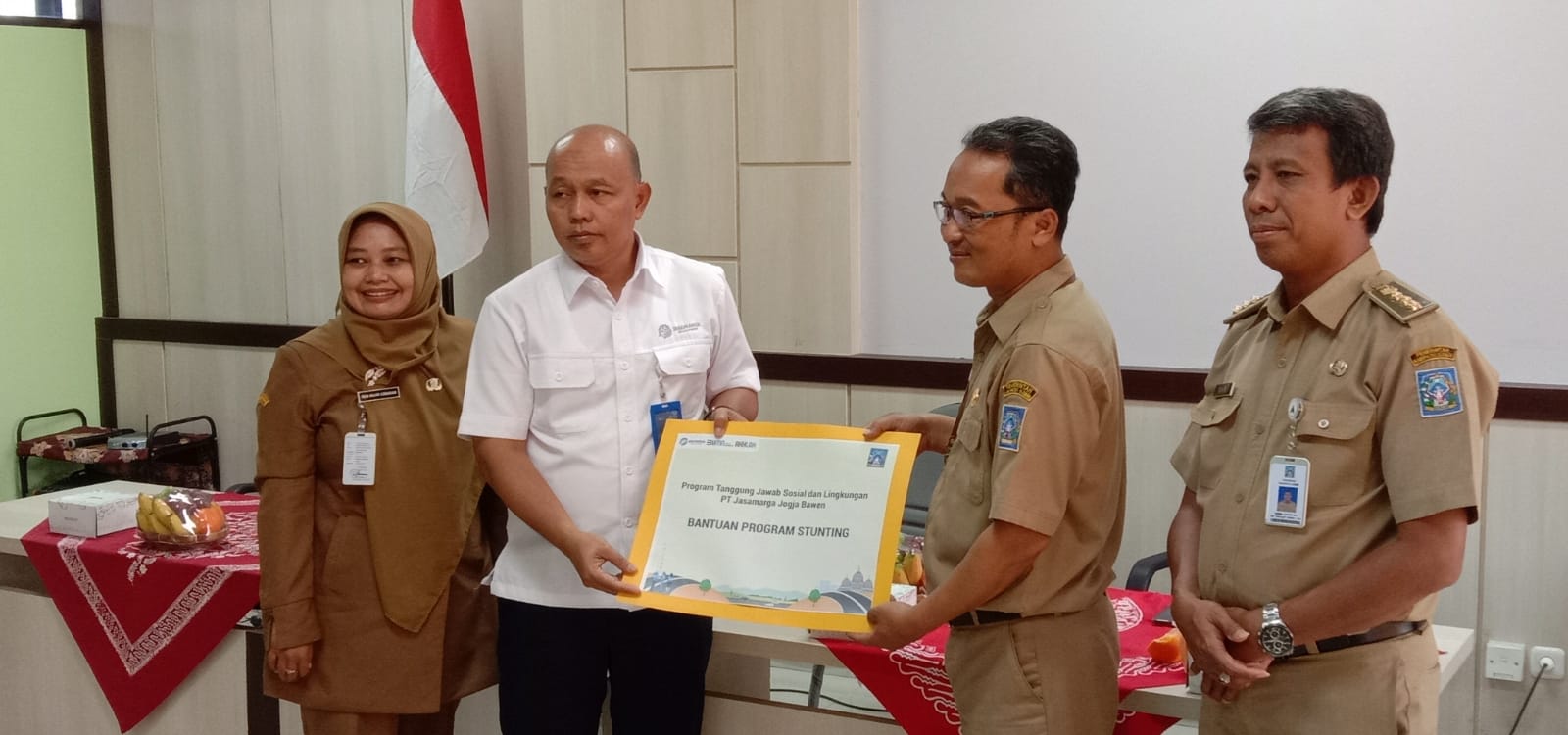 PT. JJB Adakan Program Tanggung Jawab Sosial dan Lingkungan Dengan Bantuan Program Stunting di Seyegan
