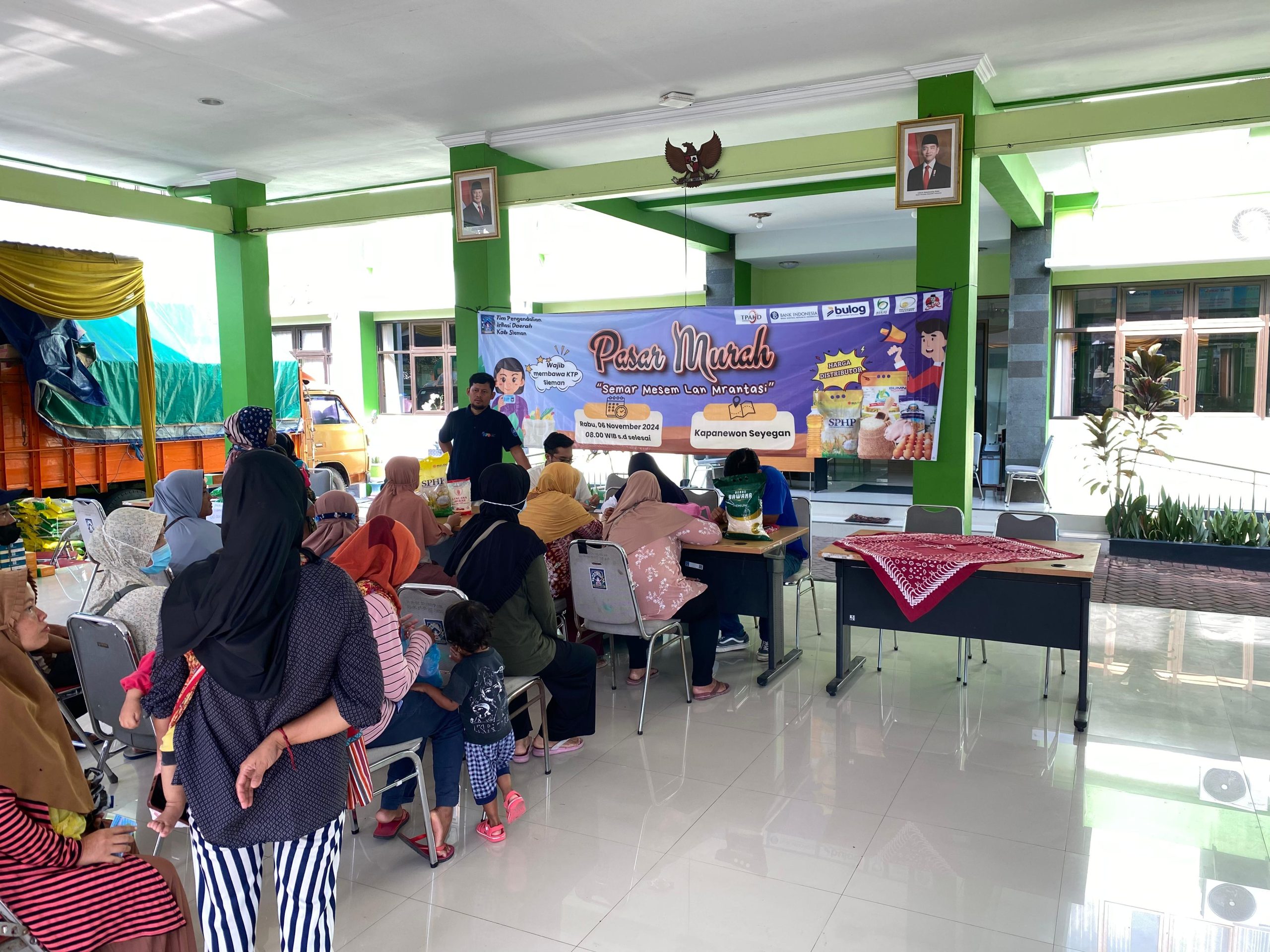 Disperindag Kabupaten Sleman Gelar Pasar Murah di Halaman Kapanewon Seyegan