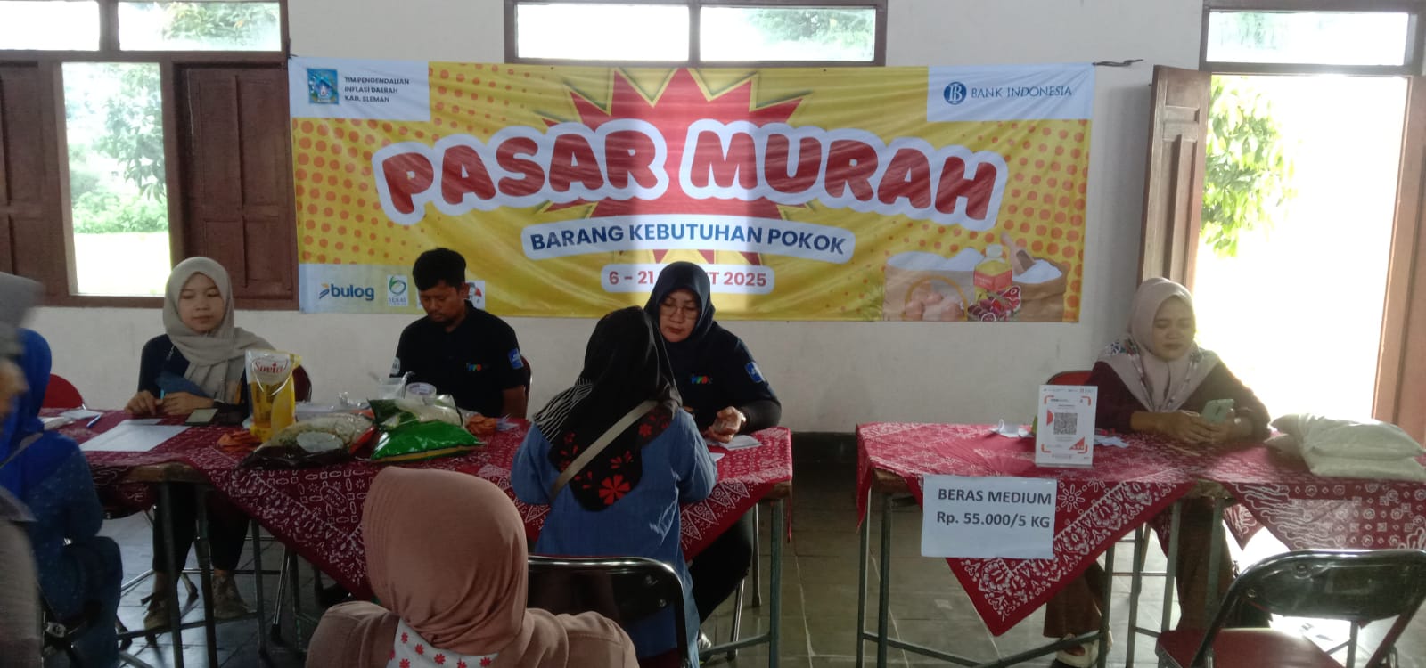 TPID Sleman Gelar Pasar Murah di Kapanewon Seyegan