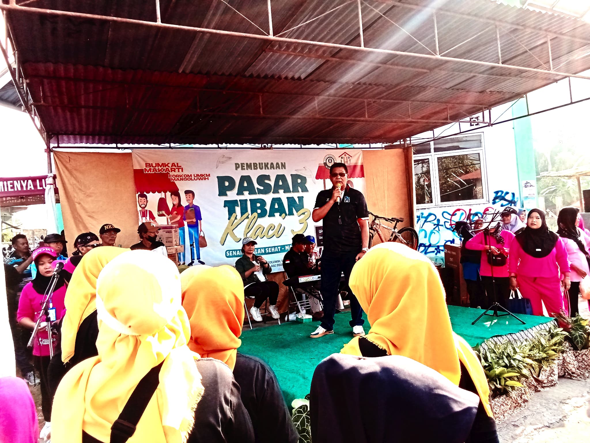 Pasar Tiban Klaci 3 Resmi Dibuka, Dorong UMKM dan Ekonomi Warga Margoluwih, Seyegan